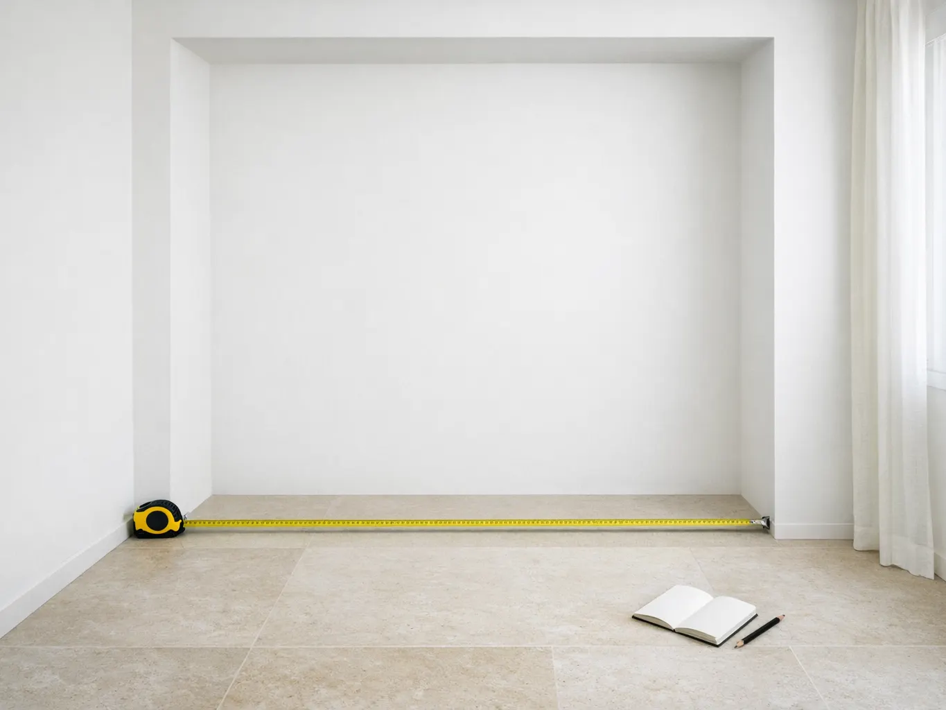 How to measure a niche for a wardrobe